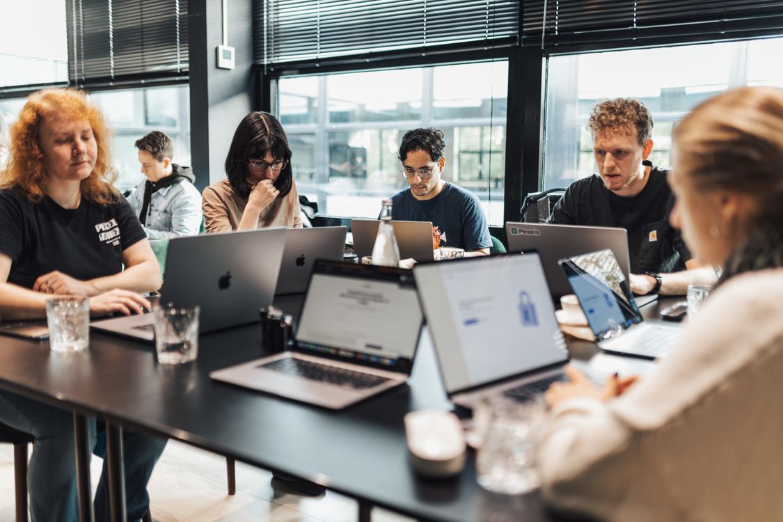 Illustrative photo of a collaborative training workshop